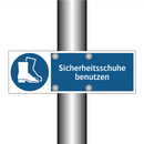 Sicherheitsschuhe benutzen