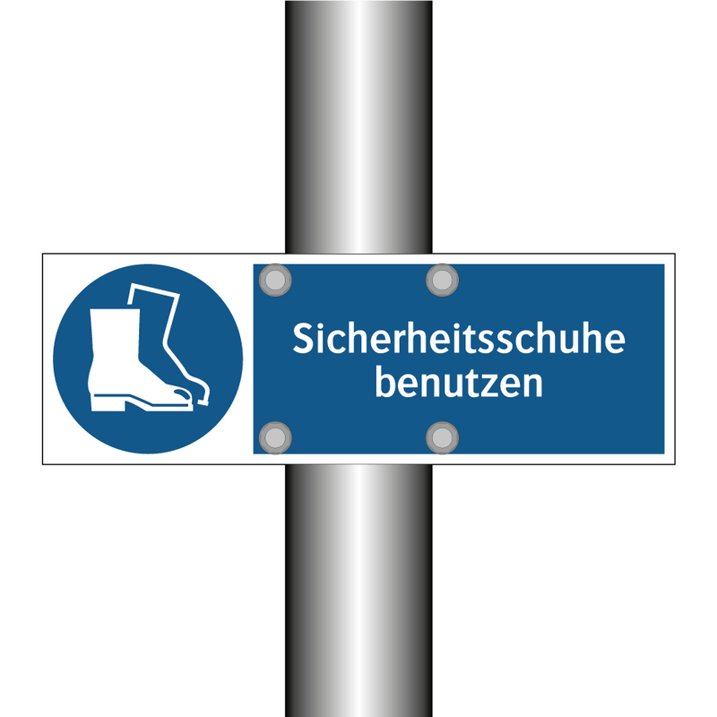Sicherheitsschuhe benutzen