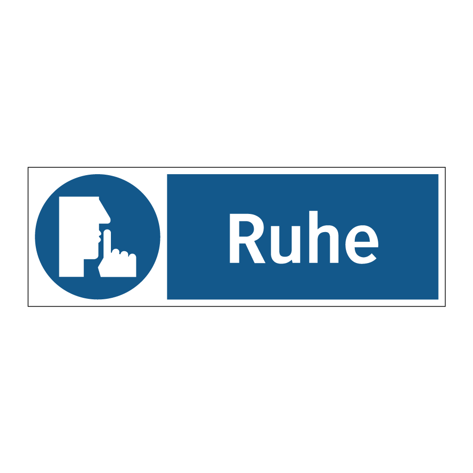 Kauf Ruhe schild | SignOnline | DE-M4829