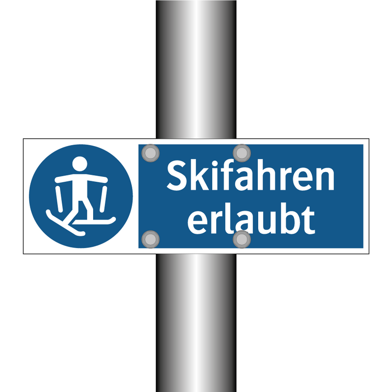 Skifahren erlaubt