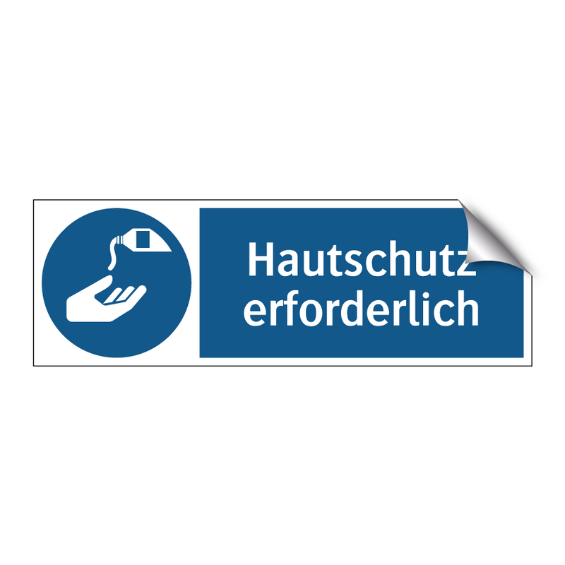 Hautschutz erforderlich
