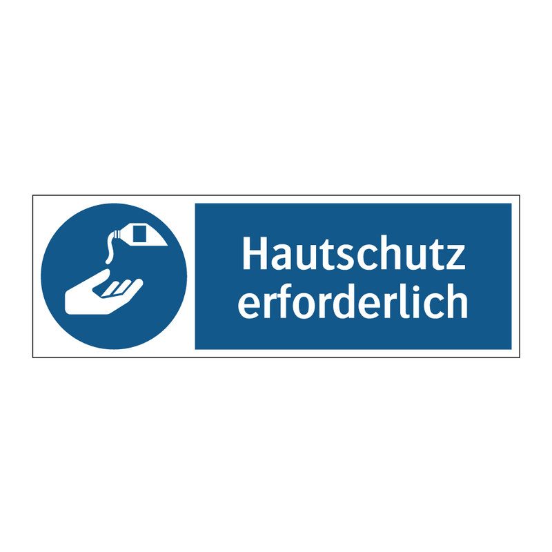 Hautschutz erforderlich