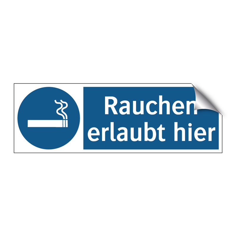 Rauchen erlaubt hier