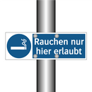 Rauchen nur hier erlaubt