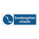 Sondengehen erlaubt
