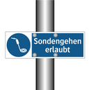 Sondengehen erlaubt