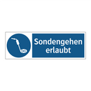 Sondengehen erlaubt