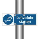 Luftzufuhr starten