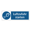 Luftzufuhr starten
