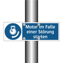 Motor im Falle einer Störung starten
