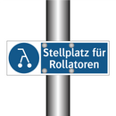 Stellplatz für Rollatoren