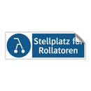Stellplatz für Rollatoren