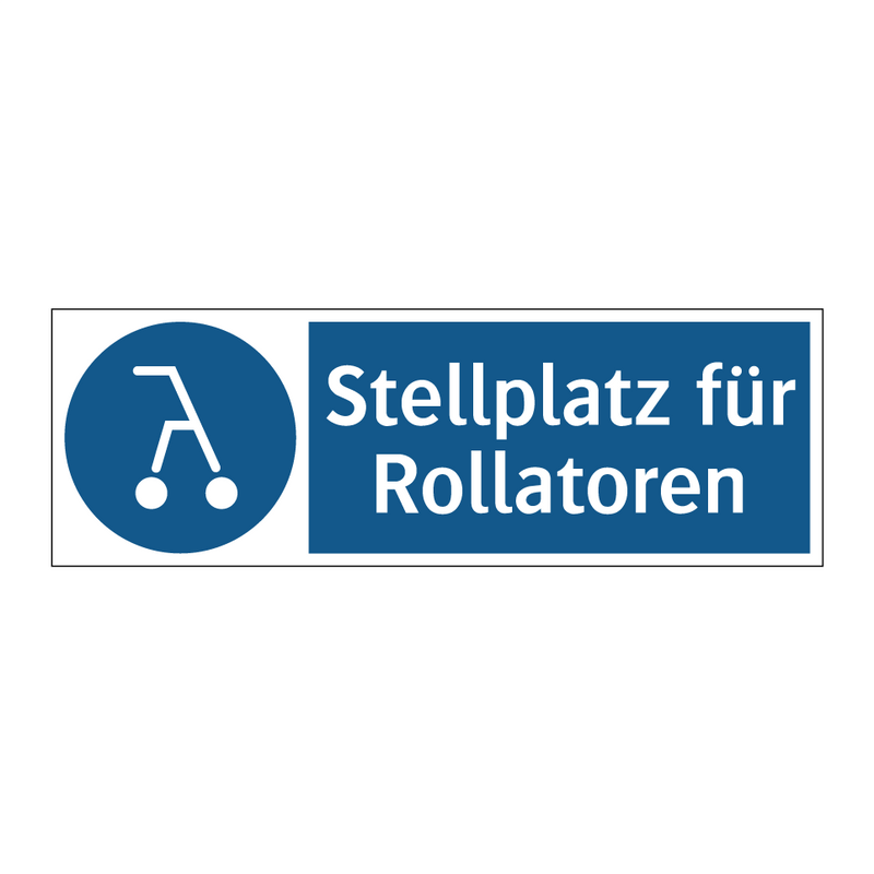 Stellplatz für Rollatoren