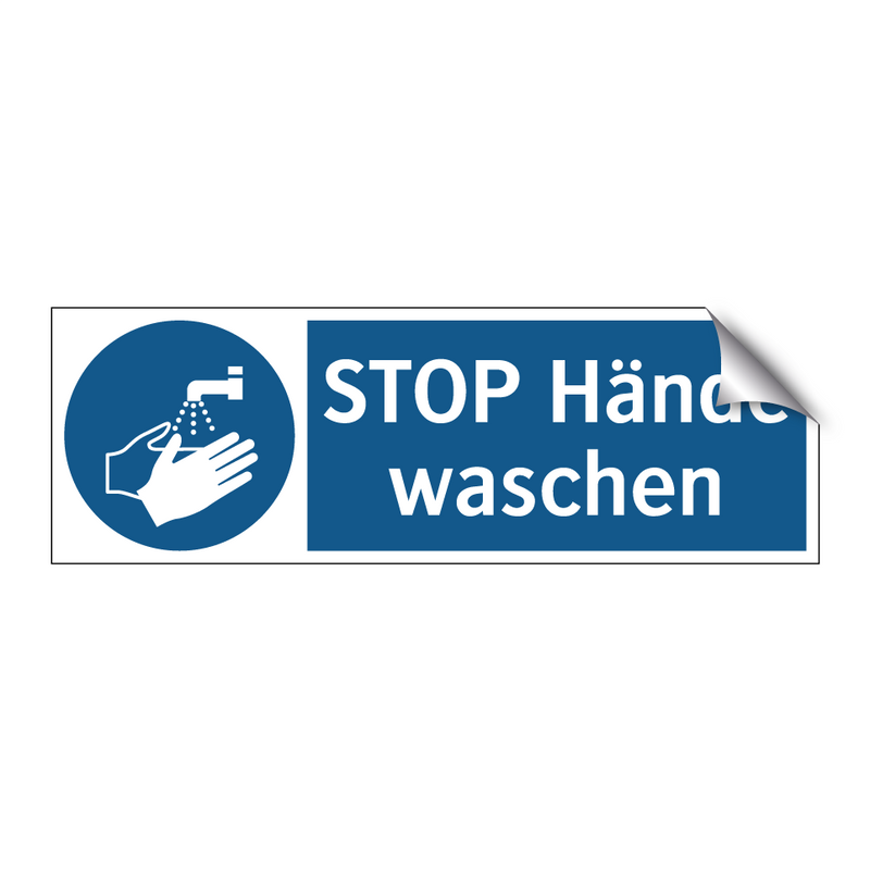 STOP Hände waschen
