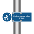 Kinderwagenparkplatz erlaubt