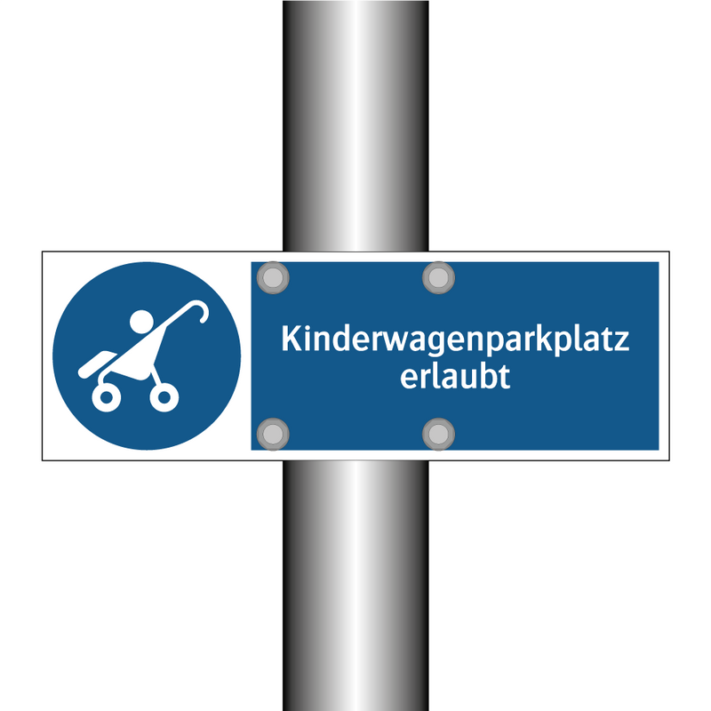 Kinderwagenparkplatz erlaubt