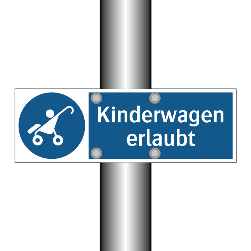 Kinderwagen erlaubt