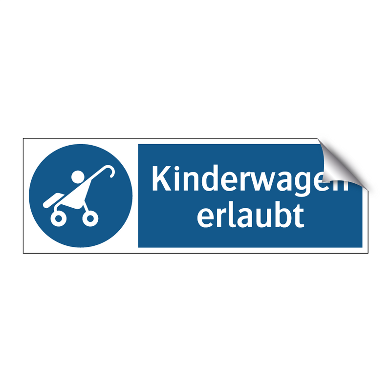 Kinderwagen erlaubt