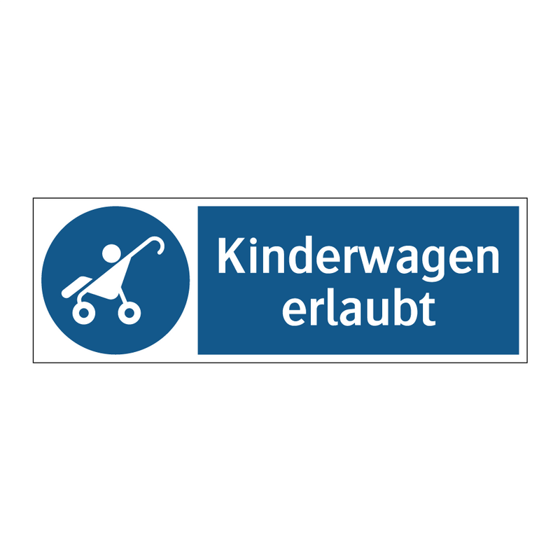Kinderwagen erlaubt