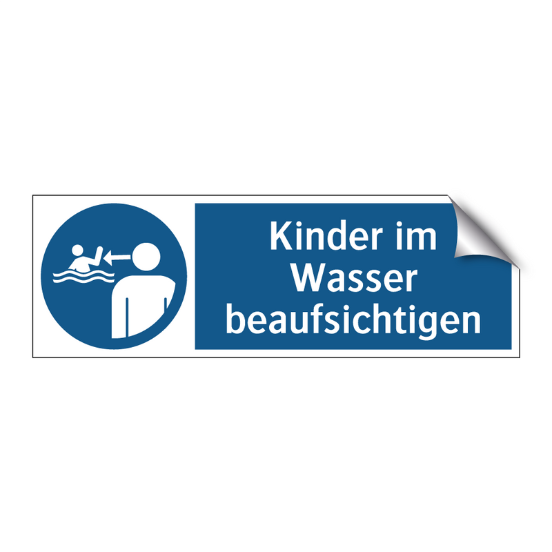 Kinder im Wasser beaufsichtigen