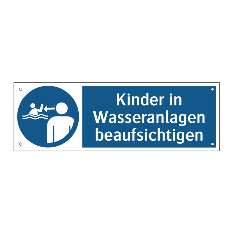 Kinder in Wasseranlagen beaufsichtigen