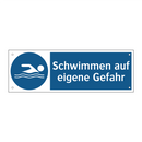 Schwimmen auf eigene Gefahr