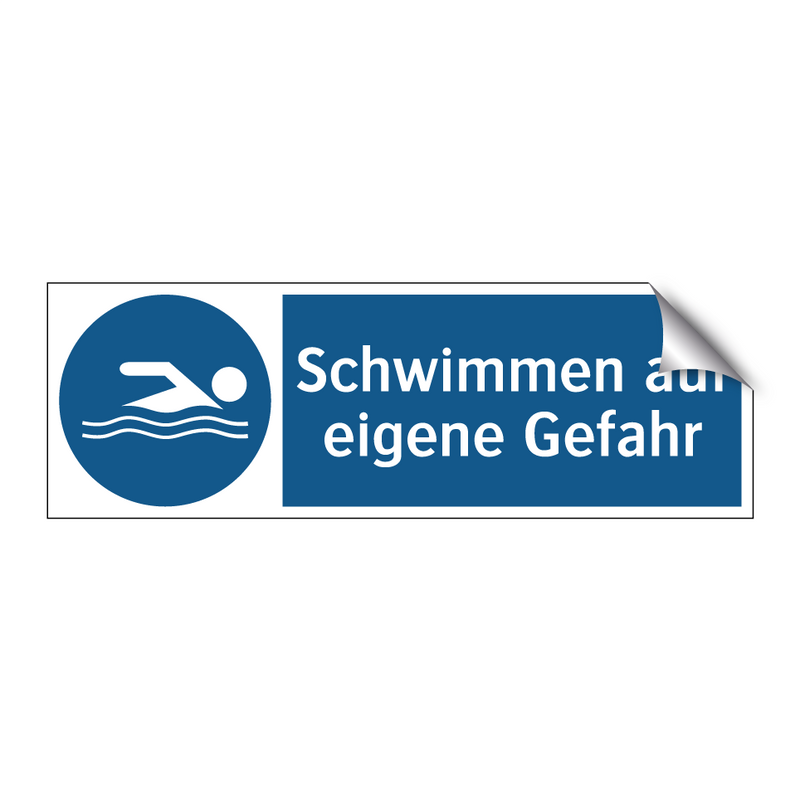 Schwimmen auf eigene Gefahr