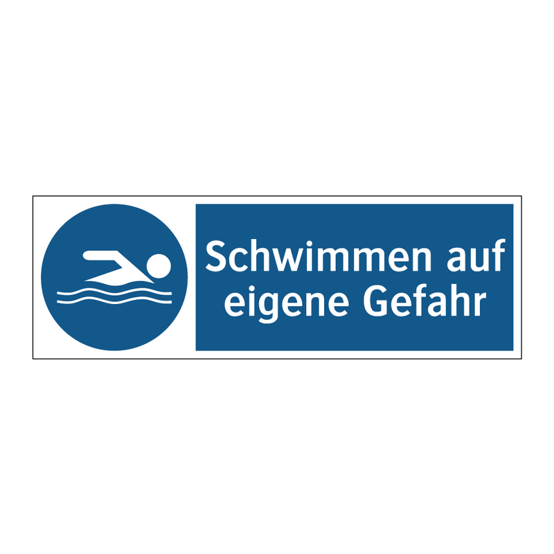 Schwimmen auf eigene Gefahr