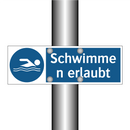 Schwimmen erlaubt