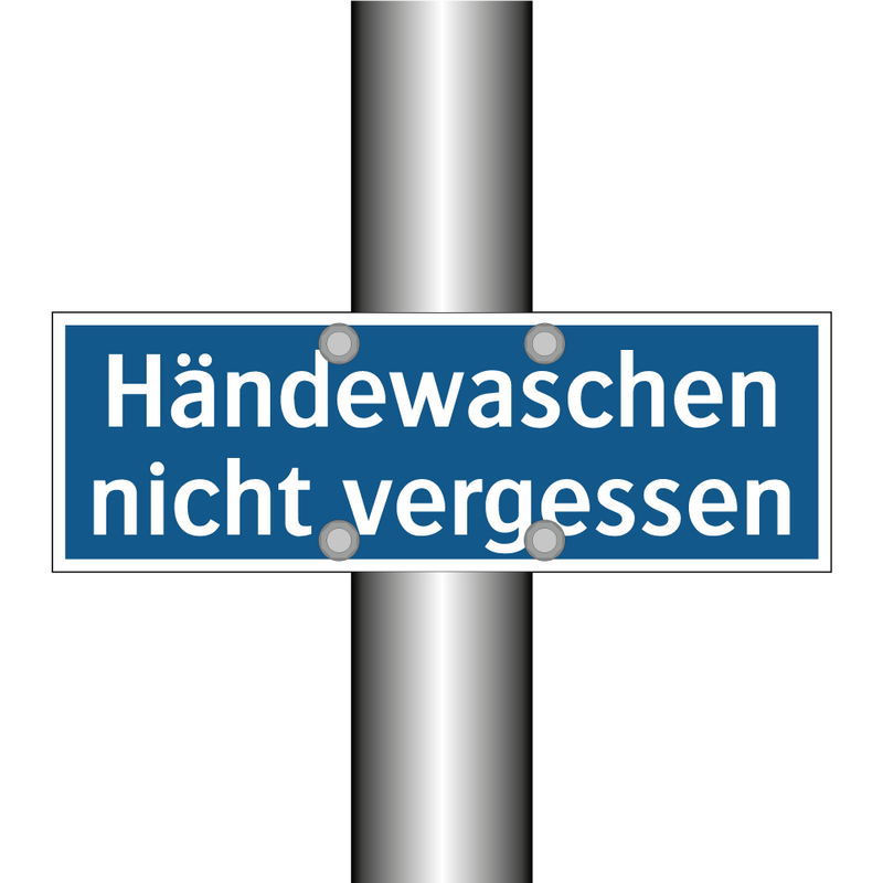 Händewaschen nicht vergessen