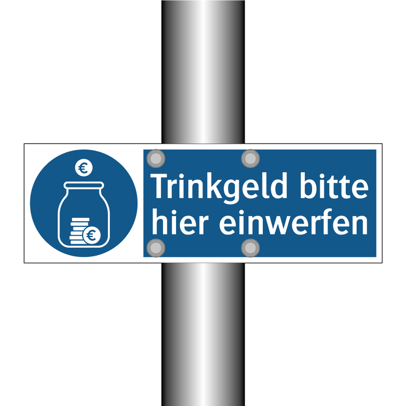 Trinkgeld bitte hier einwerfen