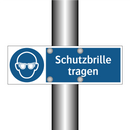 Schutzbrille tragen