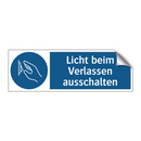 Licht beim Verlassen ausschalten