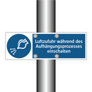 Luftzufuhr während des Aufhängungsprozesses einschalten