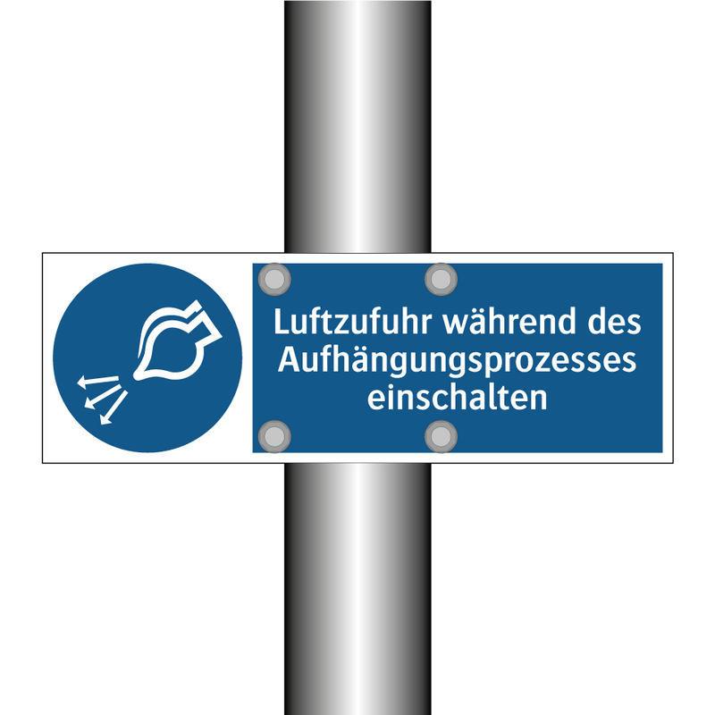 Luftzufuhr während des Aufhängungsprozesses einschalten