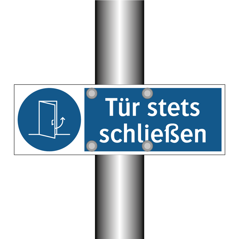 Tür stets schließen