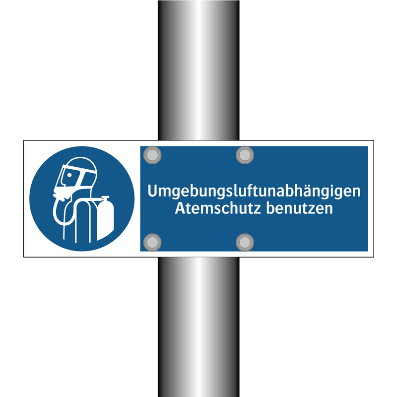 Umgebungsluftunabhängigen Atemschutz benutzen