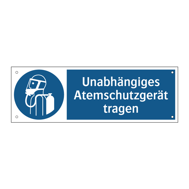 Unabhängiges Atemschutzgerät tragen