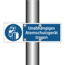 Unabhängiges Atemschutzgerät tragen