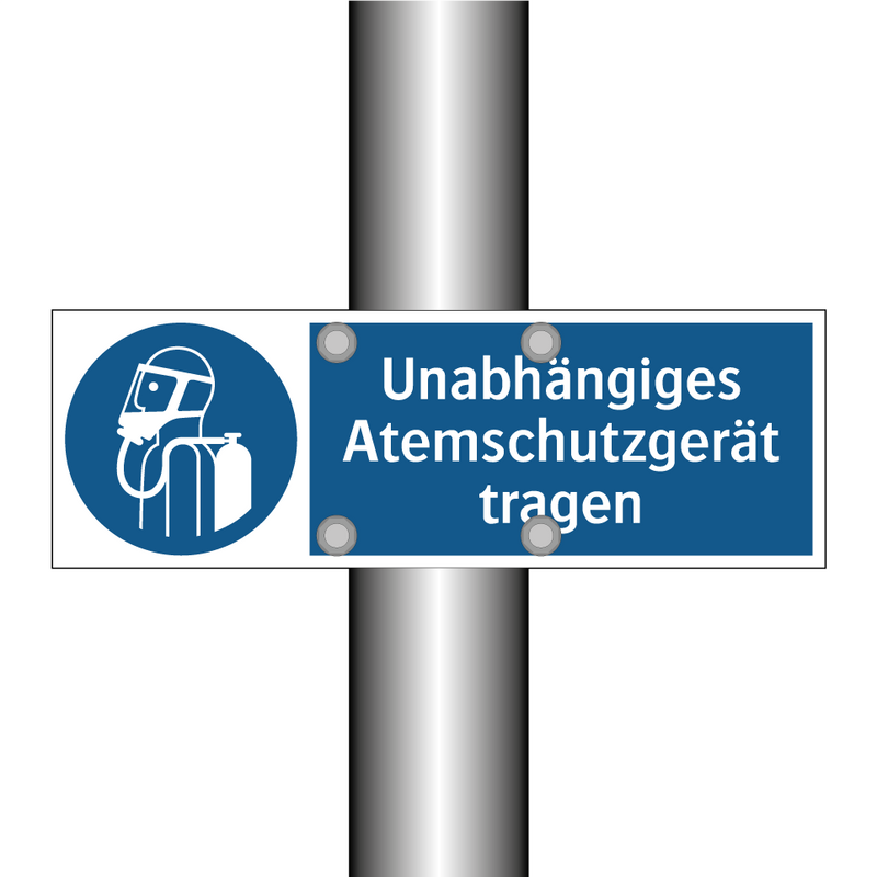 Unabhängiges Atemschutzgerät tragen