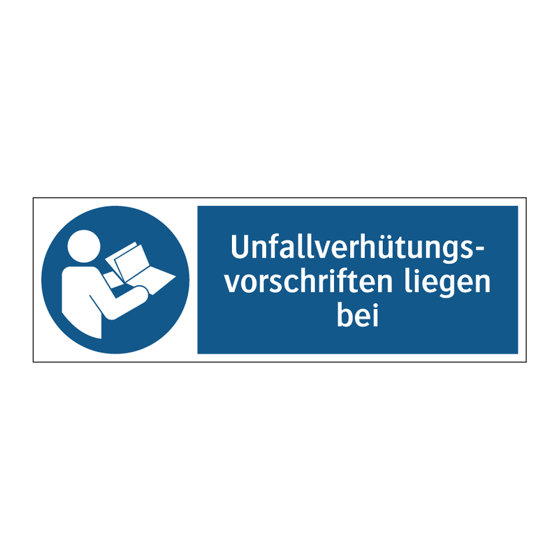 Unfallverhütungs- vorschriften liegen bei
