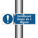 Entladezeit länger als 1 Minute