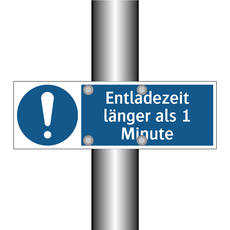 Entladezeit länger als 1 Minute