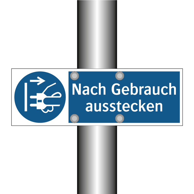 Nach Gebrauch ausstecken