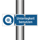 Unterlegkeil benutzen
