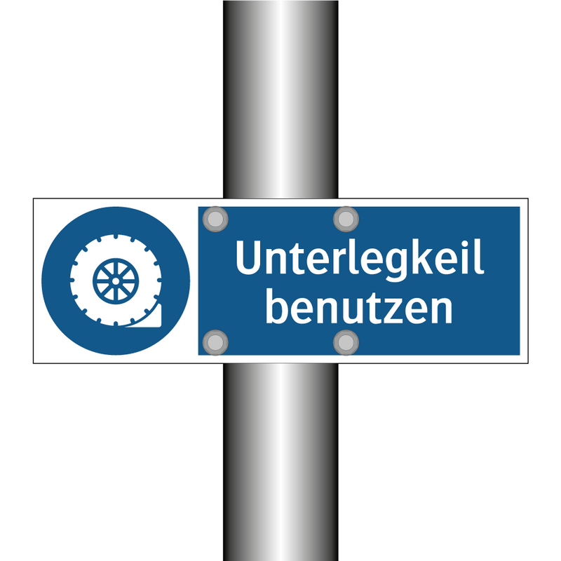 Unterlegkeil benutzen