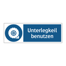 Unterlegkeil benutzen