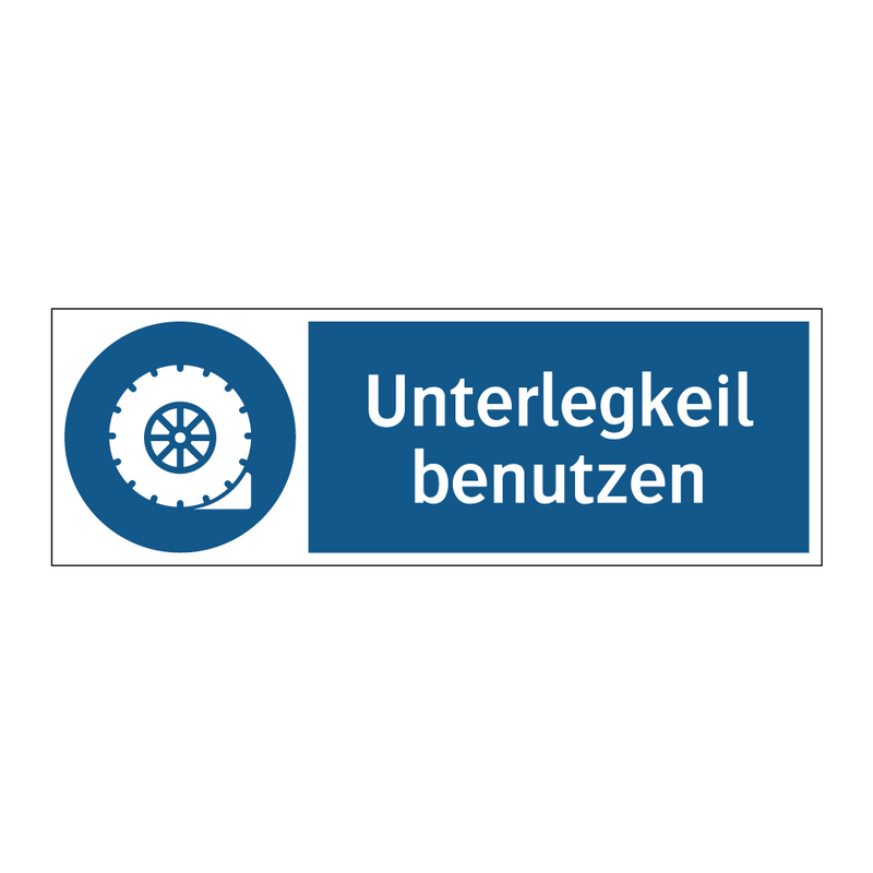 Unterlegkeil benutzen
