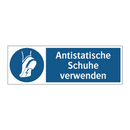 Antistatische Schuhe verwenden