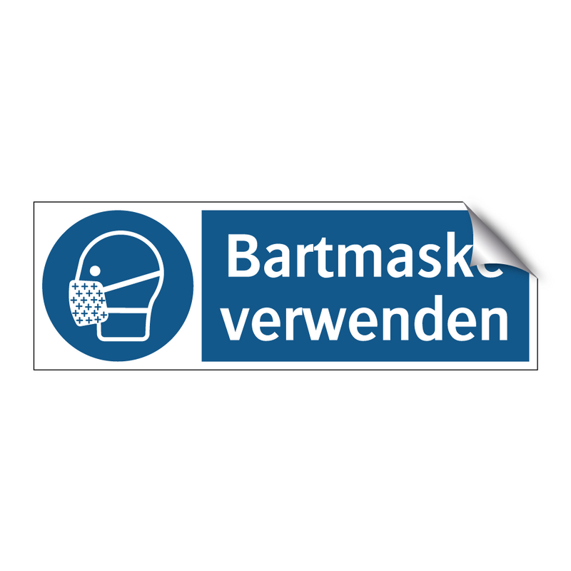 Bartmaske verwenden